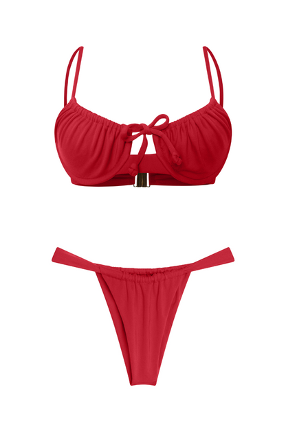 Sculpting Cherry Bombshell Bikini