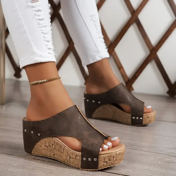 ERIN | LEATHER SUMMER SANDALS