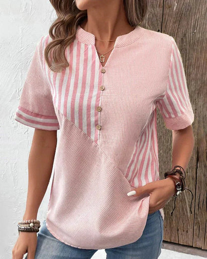 Lilly | Soft Striped Blouse