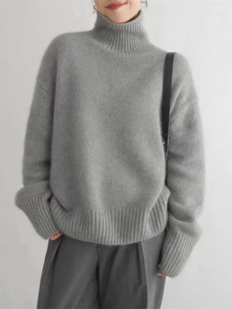 AERIAL | CASHMERE TURTLENECK SWEATER