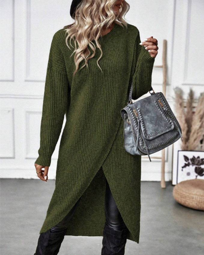 Grace | Sweater Knit Tummy Covering Dress