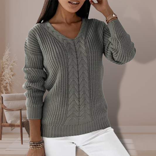 Oriana | Scandinavian Knitted Sweater