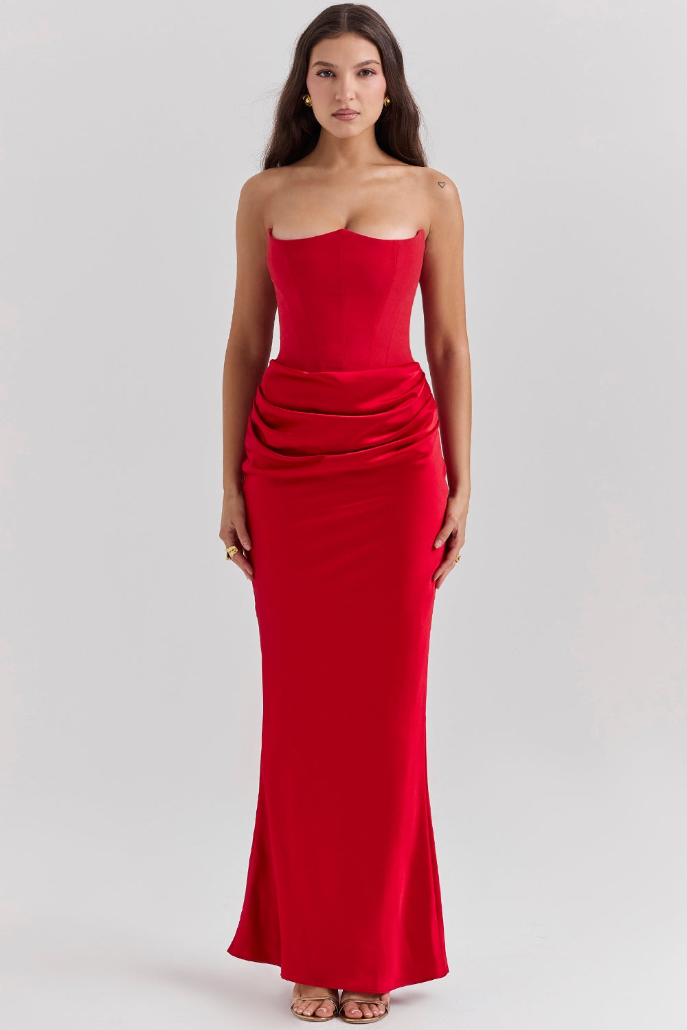 ROSALIND MAXI DRESS - RUBY