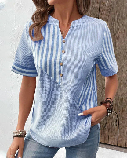 Lilly | Soft Striped Blouse